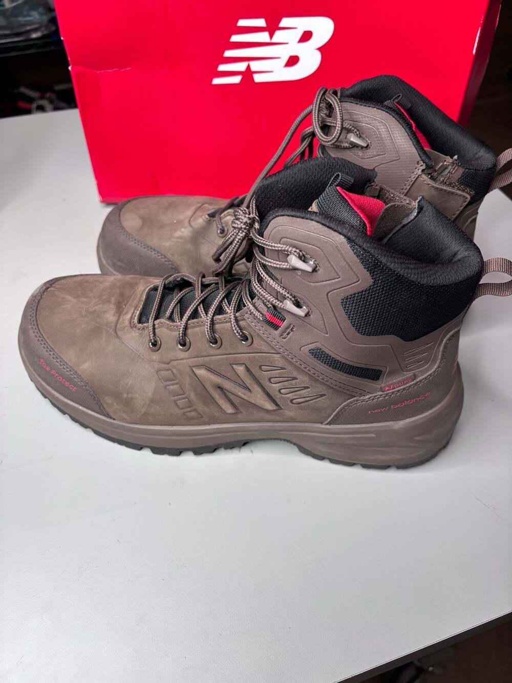 Men's New Balance Work Calibre Composite Zip Boots Electrical Hazard size12